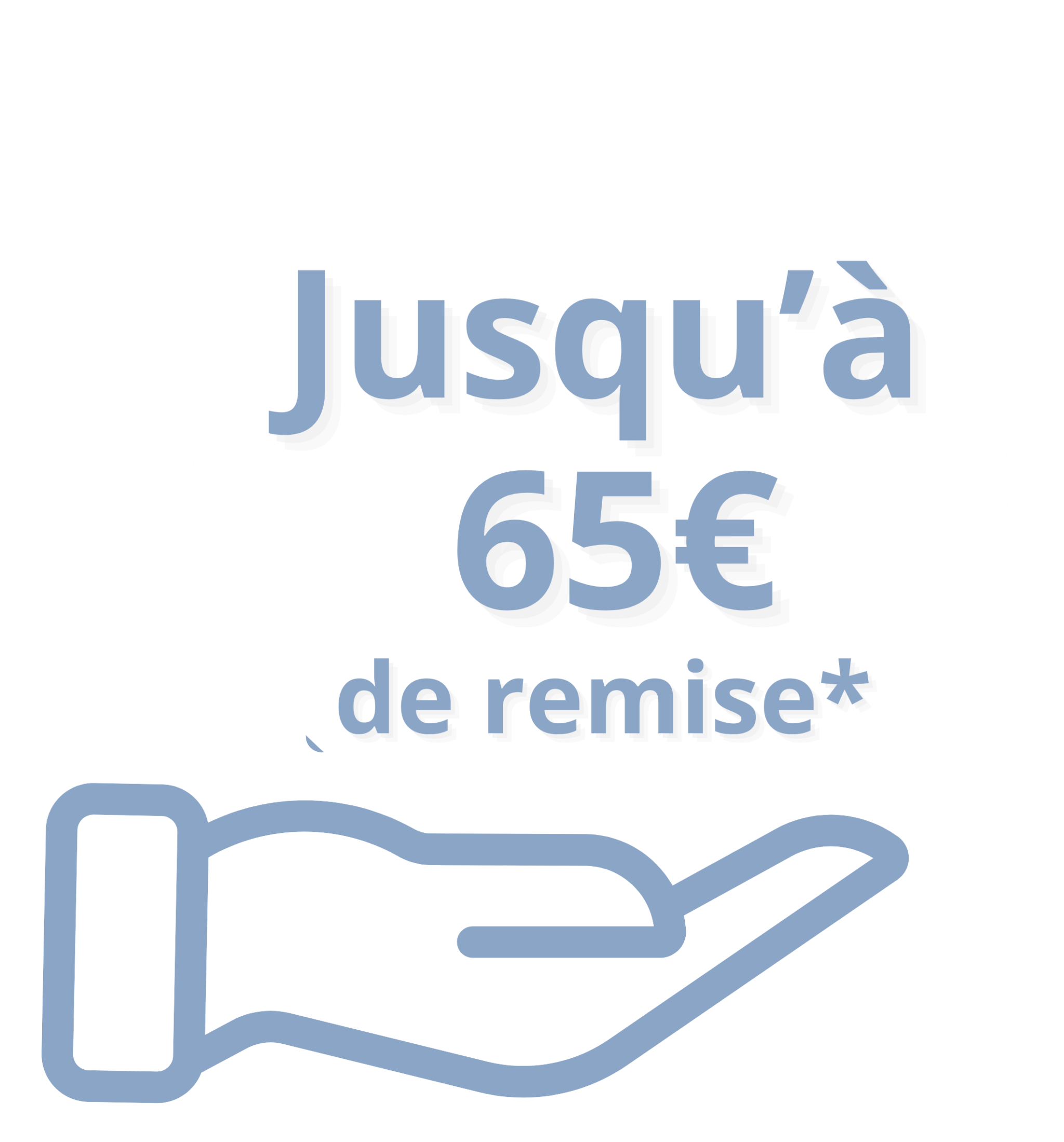 65€ de remise